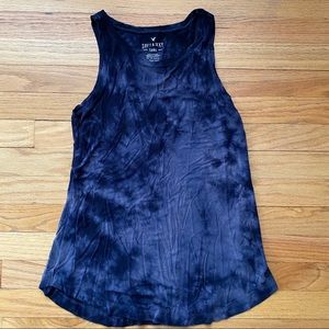 AE Blue Tie Dye Tank Top